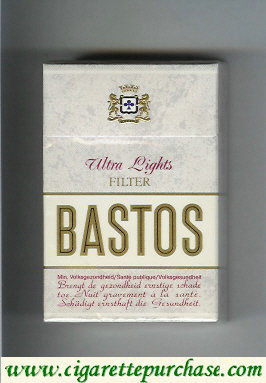 Bastos Ultra Lights Filter cigarettes